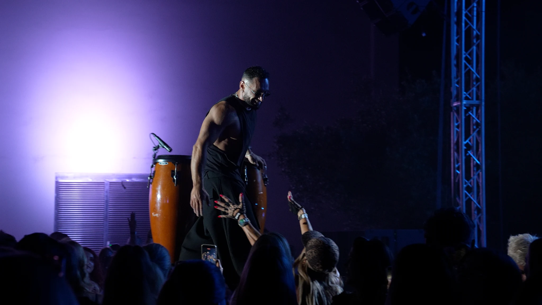 BokaConga performing a live Latin percussion show